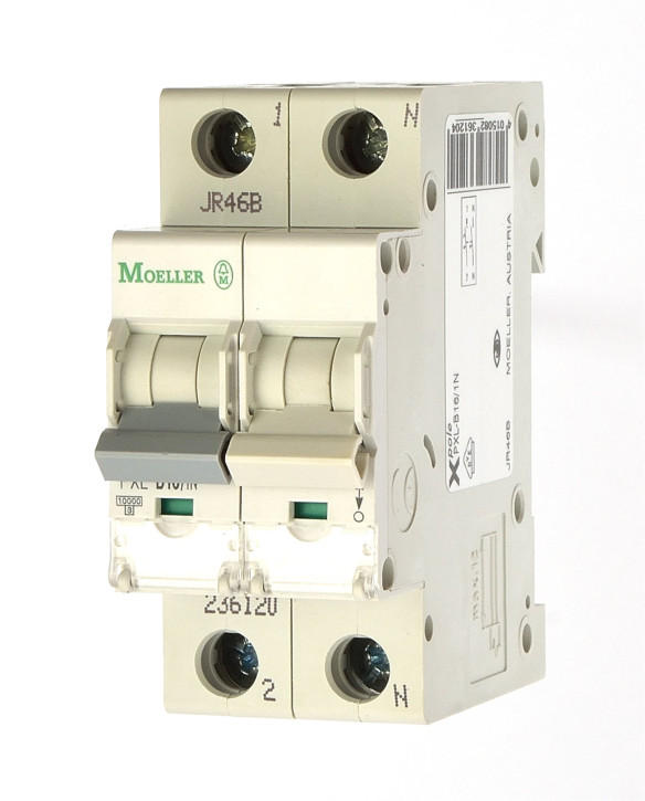 Moeller PXL-B16/1N Leitungsschutzschalter B16 10KA 2pol.Art. 236120