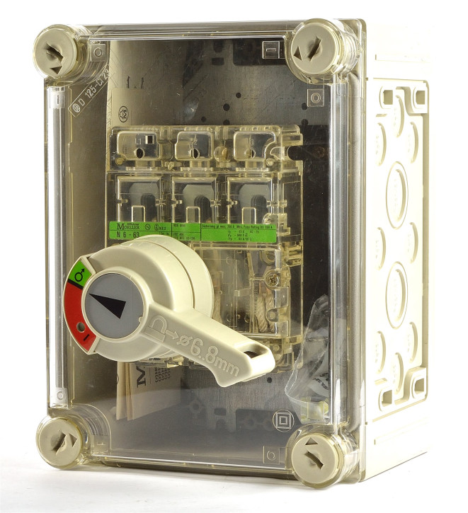 Moeller N6-63 + H6 + Gehäuse Leistungstrenner 3 polig