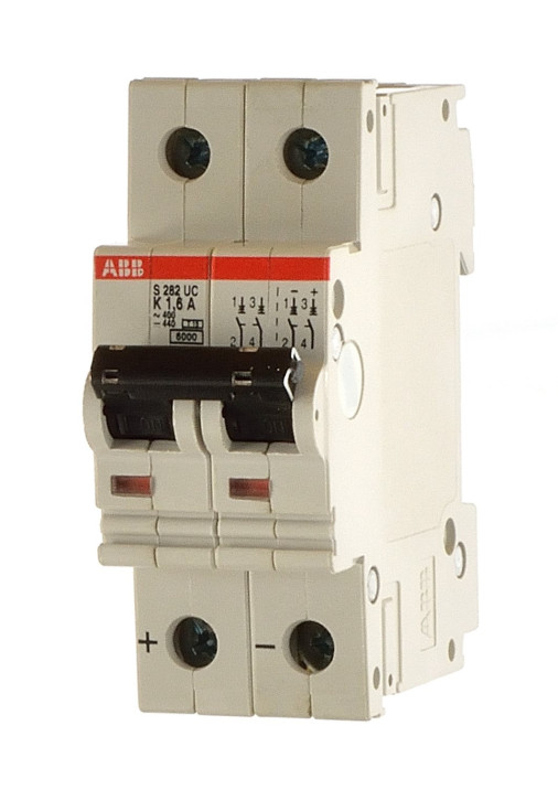 ABB S282-UC K0,5 A Sicherungsautomat 6KA 2 polig GHS2820164R0157