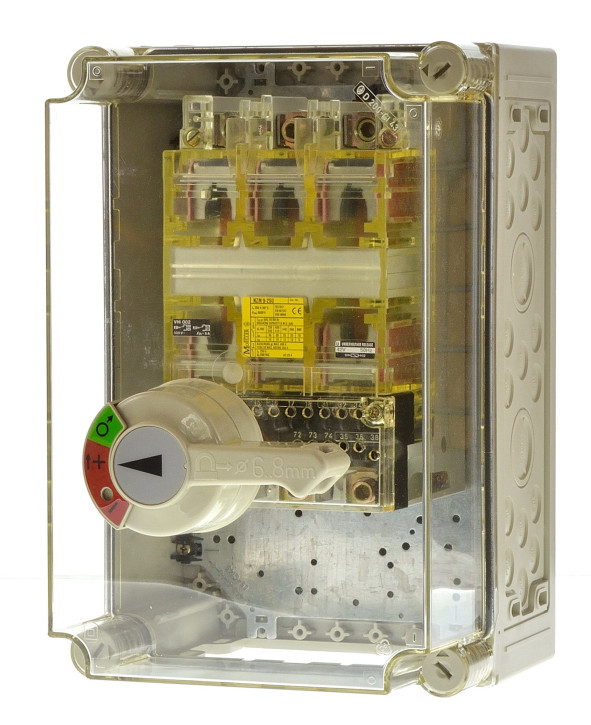 Moeller NZM9-250 Leistungsschalter im Gehäuse mit Handantrieb