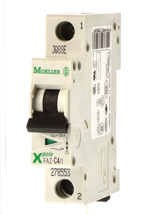 Moeller FAZ-C4 /1 Leitungsschutzschalter 15KA 278553