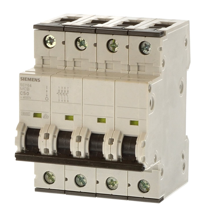Siemens 5SY6450-7 Sicherungsautomat C50 4 polig