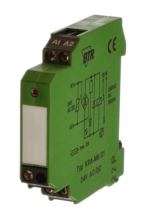 BTR KRA-M6/1-2 Koppelbaustein 24V AC/DC 11061713
