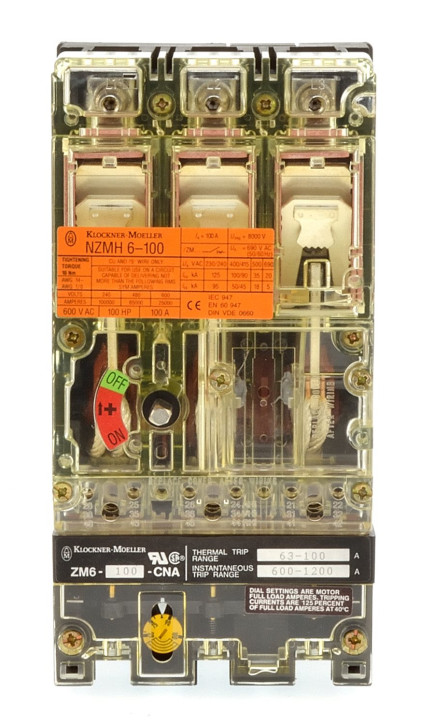 Moeller NZMH6-100 Leistungsschalte 100A 3polig 