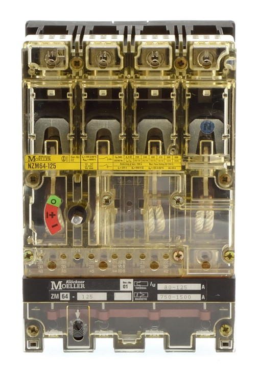 Moeller NZM64-125 +ZM64-125 Leistungsschalter 4 polig 