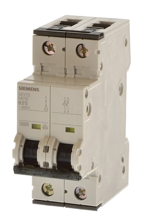 Siemens 5SY7225-6 Sicherungsautomat B25 2 polig 15KA