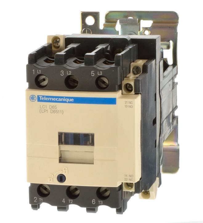 Telemechanique LC1 D65BD Schütz 30Kw Spule 24VDC 