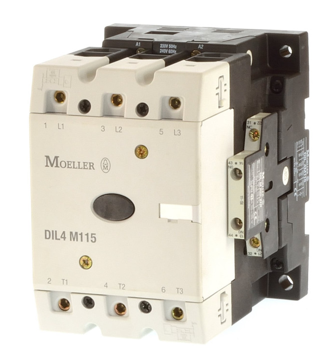 Moeller DIL4M115 Schütz 55KW Spule 230V/50/60Hz 121
