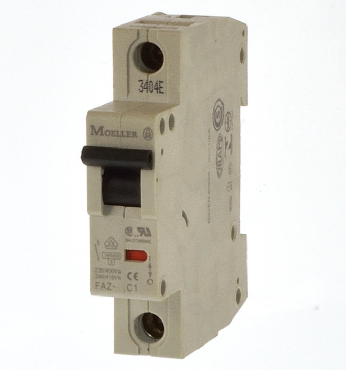 Moeller FAZ-C1 /1 Leitungsschutzschalter C1 / 10KA 