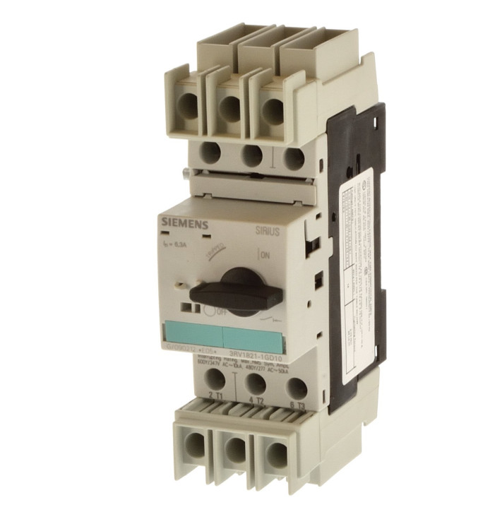 Siemens 3RV1821-1GD10 Trafoschutzschalter UL489 6,3A
