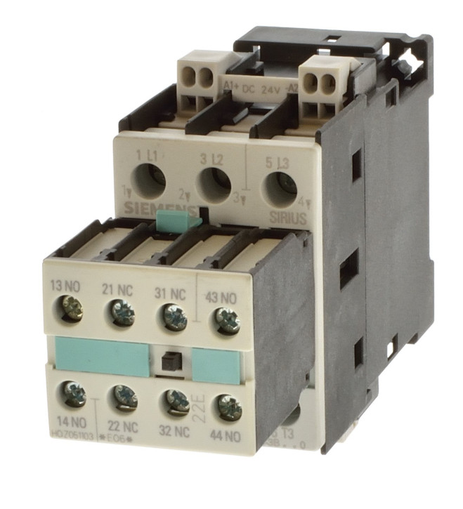 Siemens 3RT1024-3BB40 Schütz 24Volt AC3 5,5KW Cage Clamp