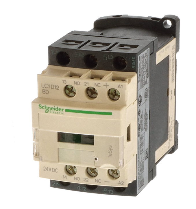 Schneider LC1D12BD Schütz 5,5KW Spule 24VDC 035371 Verp. mit Lagerspuren