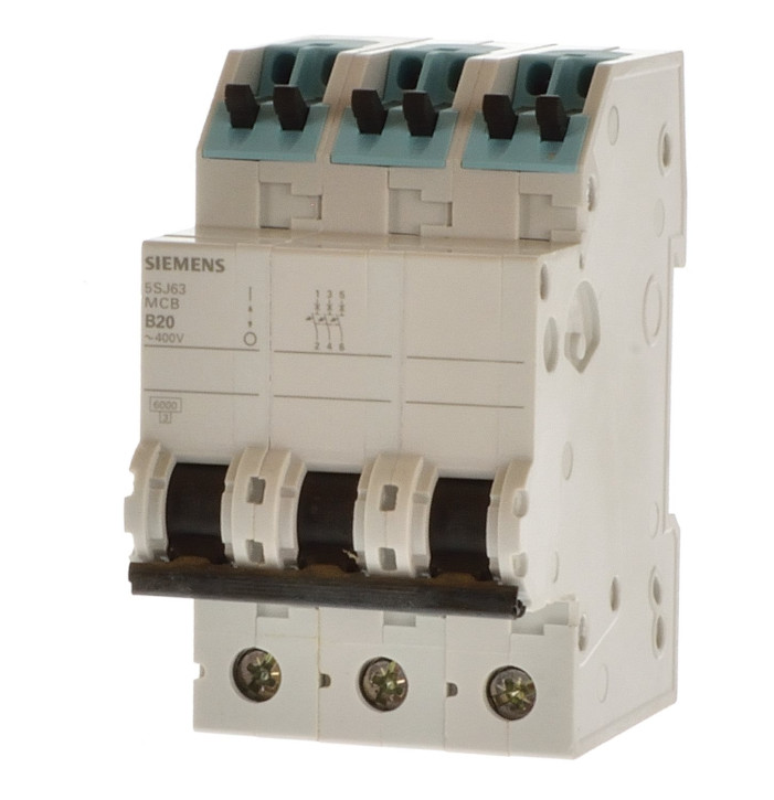 Siemens 5SJ6320-6KS Sicherungsautomat B20 3polig