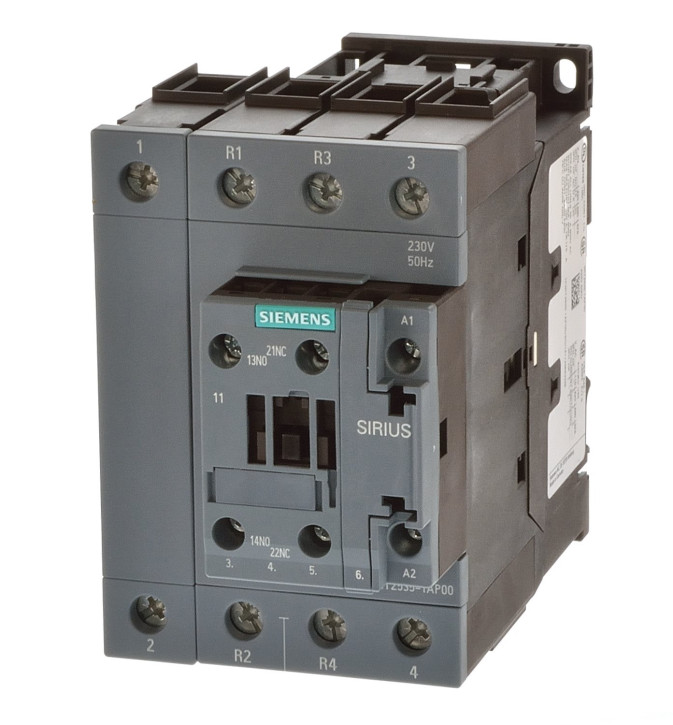 Siemens 3RT2535-1AP00 Schütz 18,5KW Spule 230VAC 4 polig