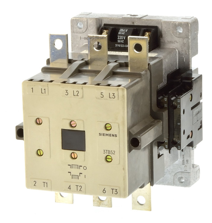 Siemens 3TB52 14-0AM0 Schütz 90KW Spule 220/264V 4xö+4xs