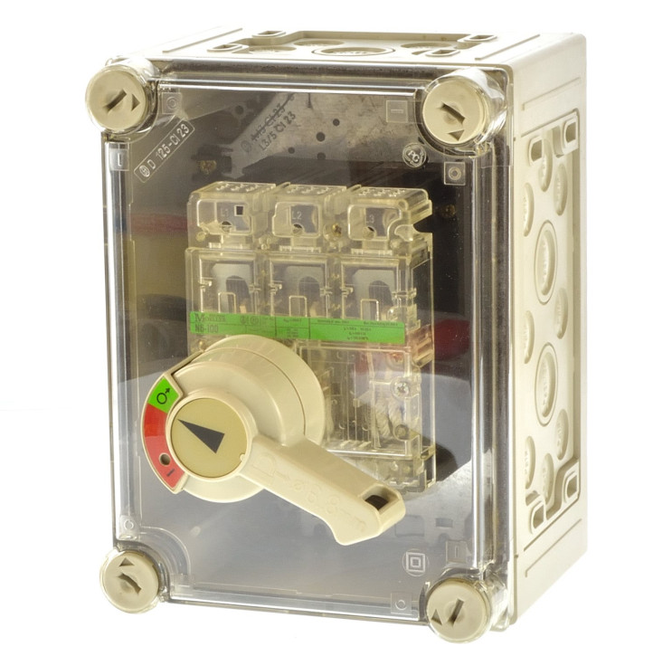 Moeller N6-100 +H6 Leistungstrenner mit Griff / Gehäuse 3 polig 100A / Nr.154 