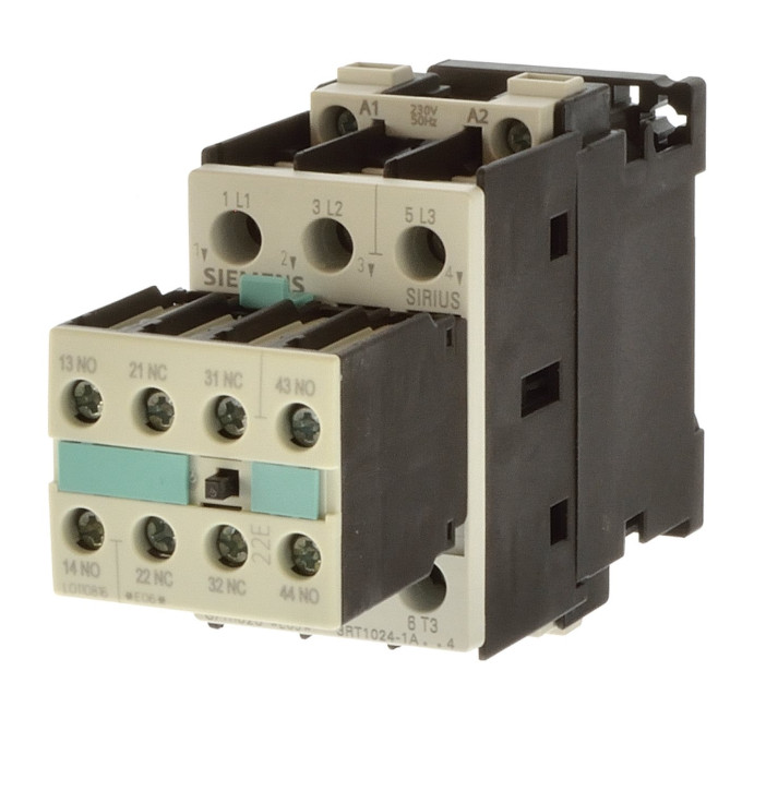 Siemens 3RT1024-1AP04 Schütz 230V 5,5KW 2NC-2NO 
