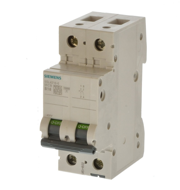Siemens 5SL4216-6 Sicherungsautomat B16 2 polig 10KA
