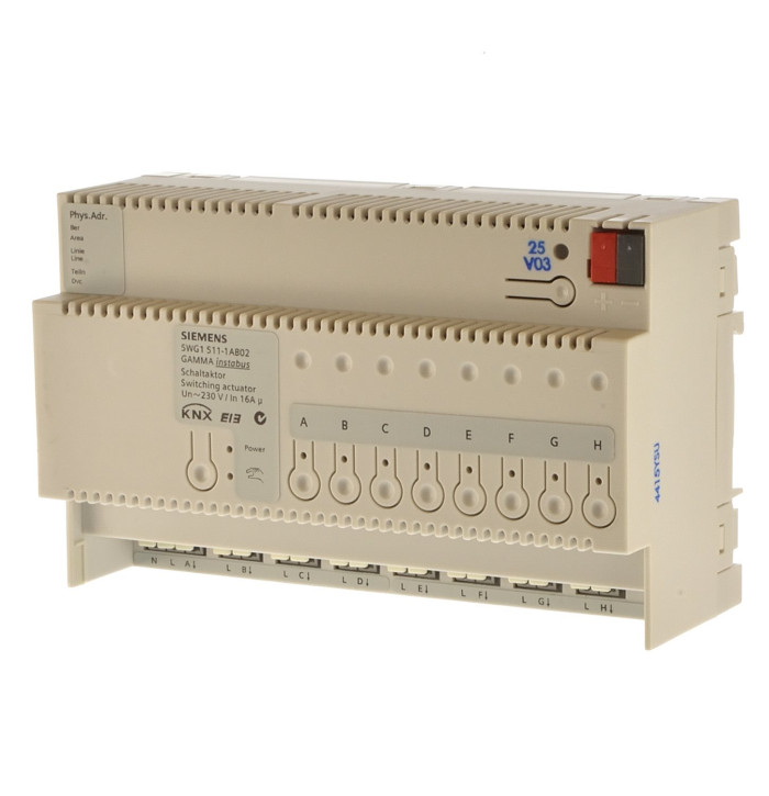 Siemens 5WG1511-1AB02 Schaltaktor 8x / N 511/02 
