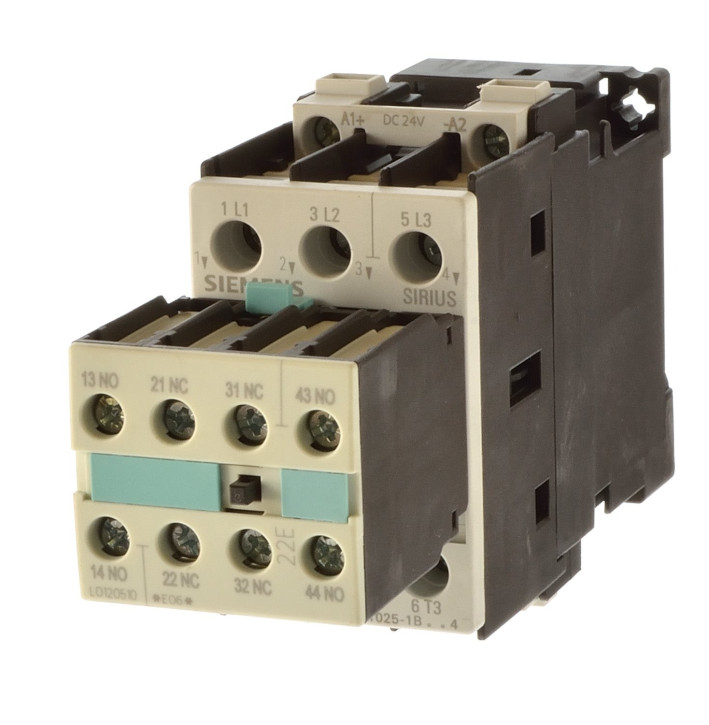 Siemens 3RT1025-1BB44 Schütz 24VDC 7,5KW/AC3