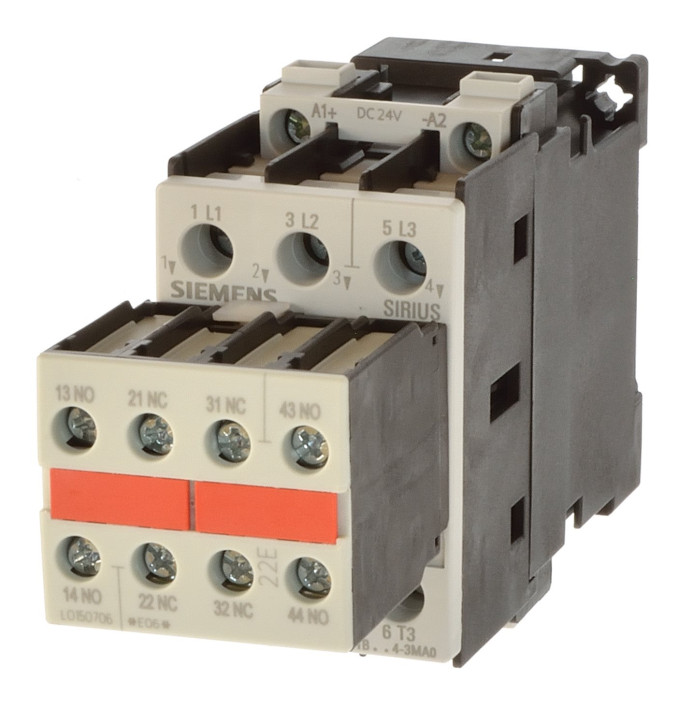 Siemens 3RT1024-1BB44-3MA0 Schütz ,Spule 24VDC 5,5KW 