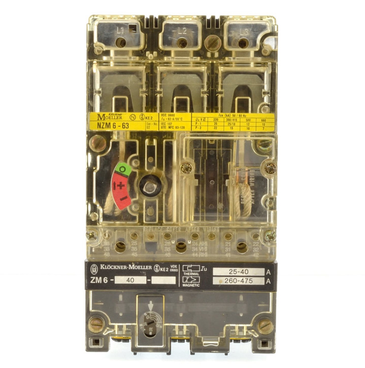 Moeller NZM6-63 /ZM6-40 Leistungsschalter ohne Ovp.