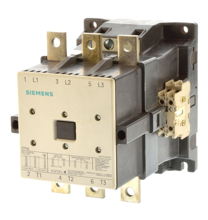 Siemens 3TF56 44-0AM0 Schütz 200KW Spule 220/264V A
