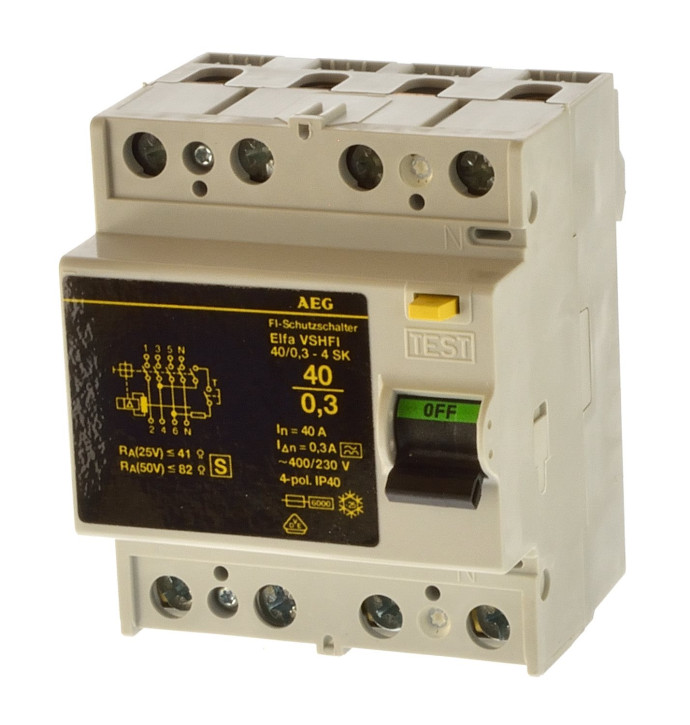 AEG VSHFI FI-Schalter 40A/300mA 660566