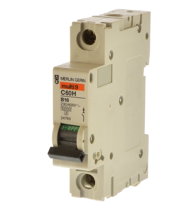 Merlin Gerin multi9 C60H 1P B 16A Leitungsschutzschalter 10KA 24765