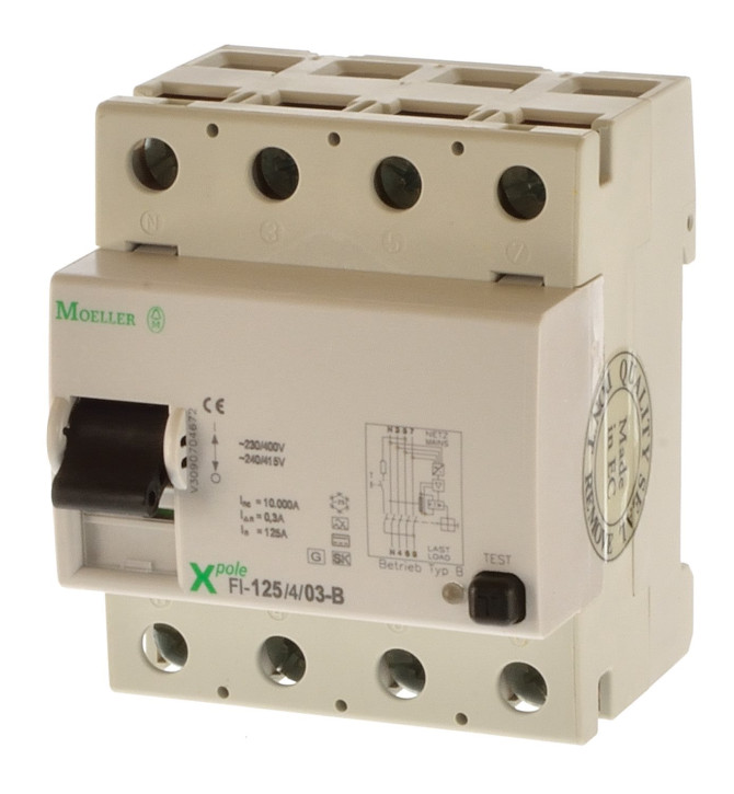 Moeller Fi-125/4/0,3-B Fi Schalter allstromsensitiv 240727