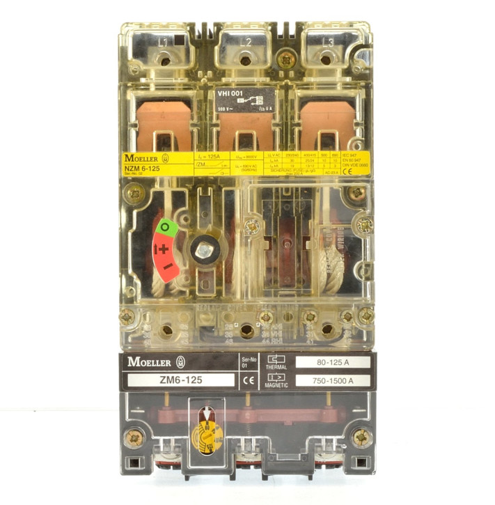 Moeller NZM6-125 + ZM125 VHI001 Leistungsschalter 125A 3p.