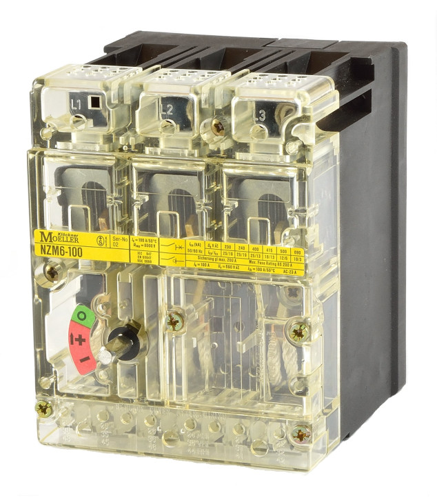 Moeller NZM6-100 Leistungsschalter100A 3polig ohne Ovp.