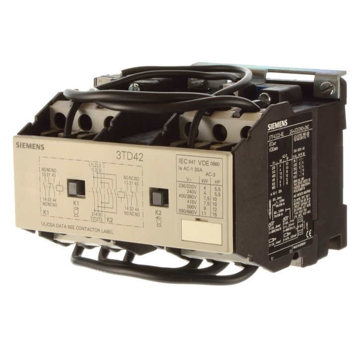 Siemens 3TD42 02-0AP0 Wendestarter 7,5KW Spule 230VAC