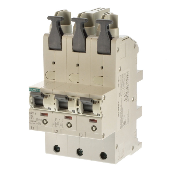 Siemens 5SP3863-2 SHU-Schalter 3x1polig 63A