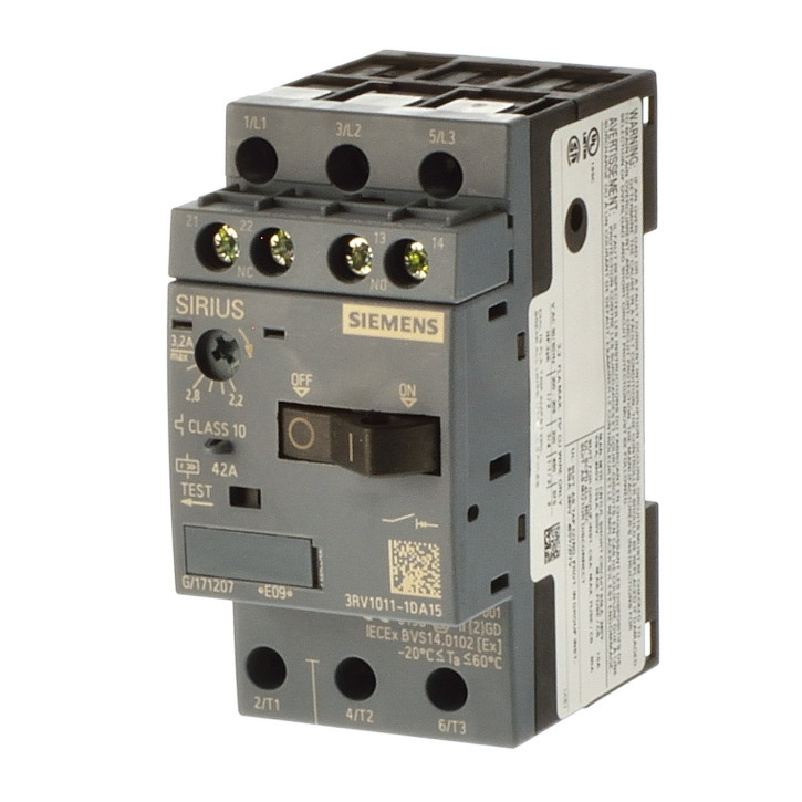 Siemens 3RV1011-1DA15 Leistungsschalter 2,2-3,2 A