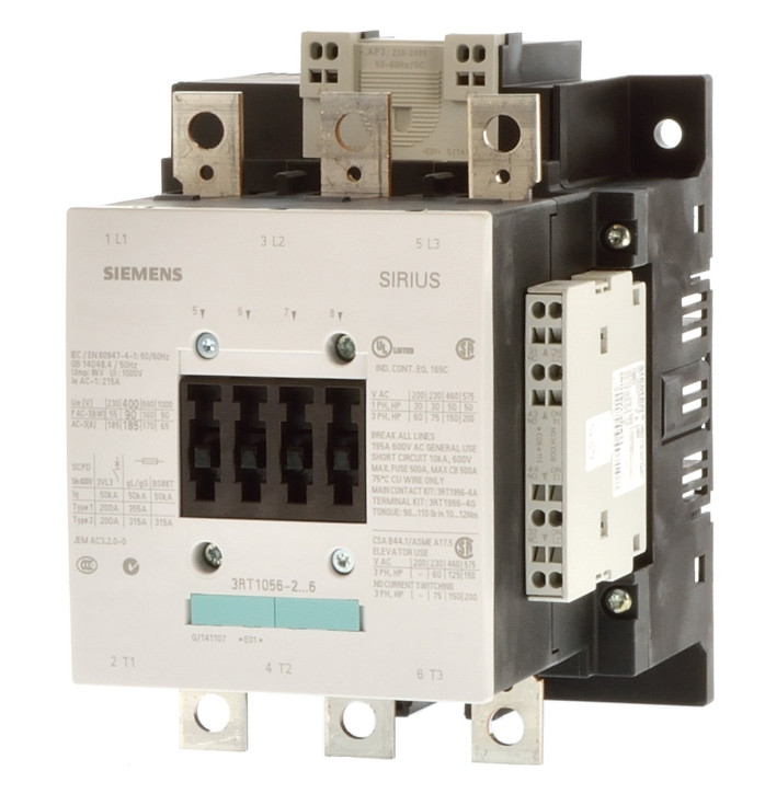 Siemens 3RT1056-2NB36 Schütz 90KW Spule UC21-27V AC/DC
