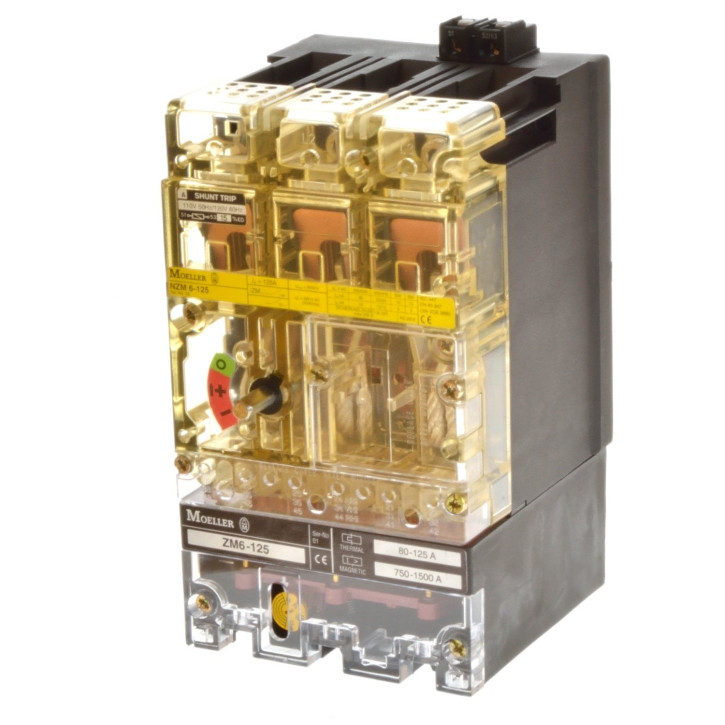 Moeller NZM6-125 + ZM6-125 +A-NZM110V  Leistungsschalter 
