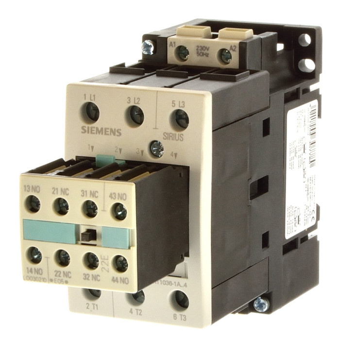 Siemens 3RT1036-1BB44 Schütz 22KW AC3 Spule 24VDC ovp.vers.