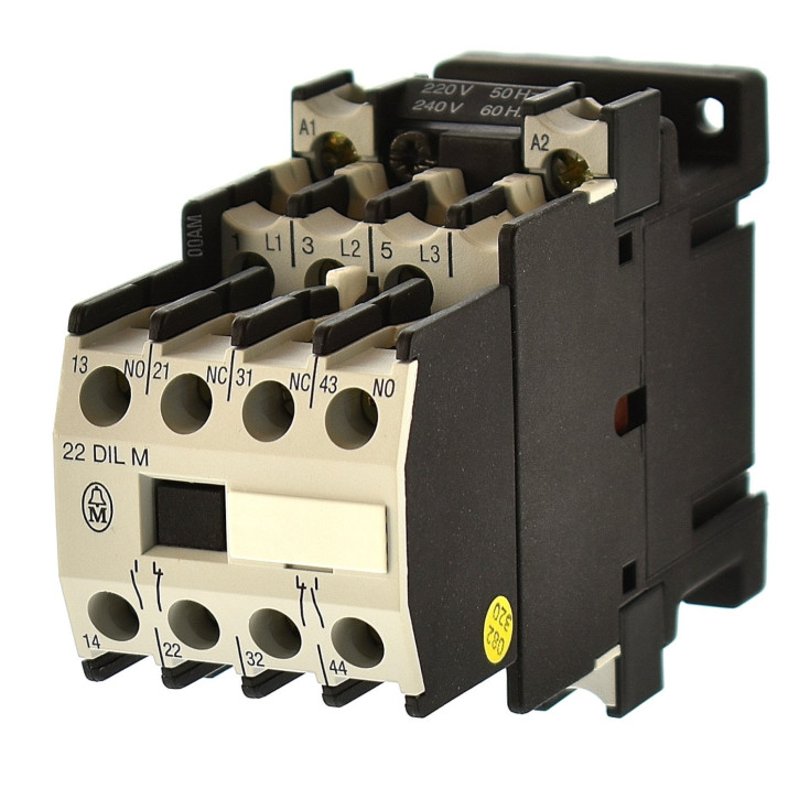 Moeller DIL00AM22 Schütz 5,5KW Spule 220240VAC