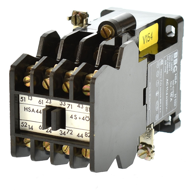 BBC HSA44 Hilfsschütz Spule 100VAC GHH132544 9V154