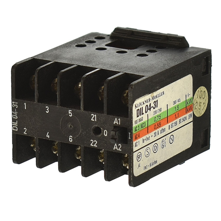 Moeller DIL04-31 Schütz 4KW Spule 24VAC