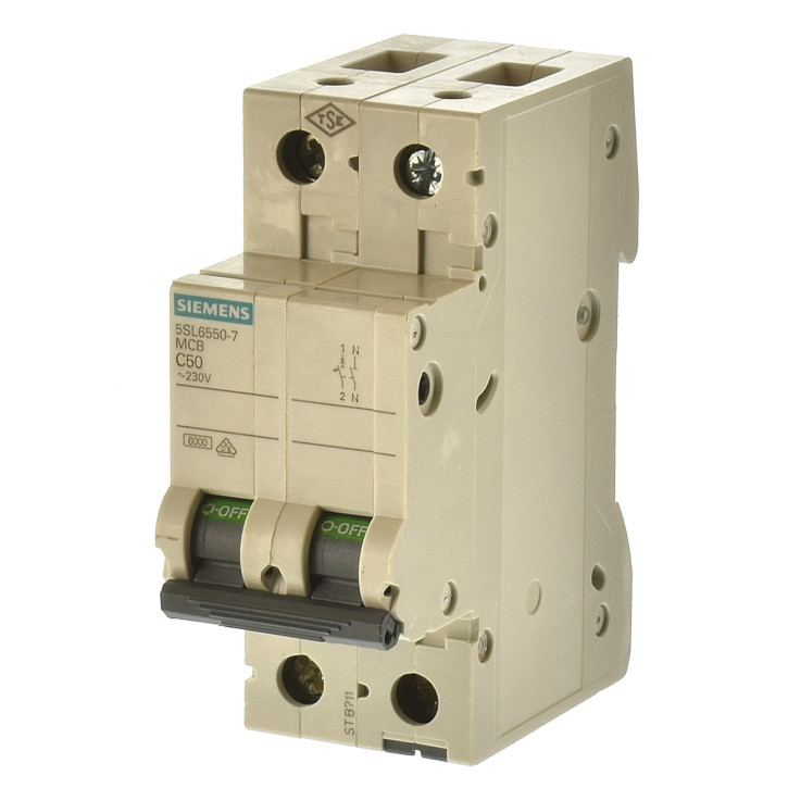 Siemens 5SL6550-7 Sicherungsautomat C50 1+N