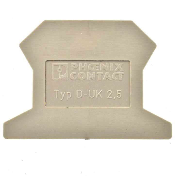 Phoenix Contact D-UK 2,5 Abschlussdeckel 3001022