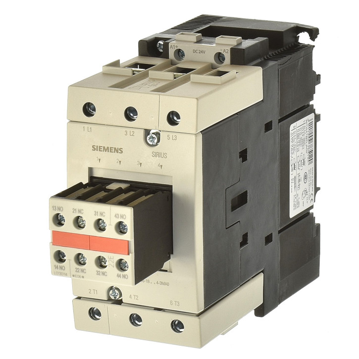 Siemens 3RT1046-1BB44-3MA0 Schütz 45KW Spule 24VDC besch. 
