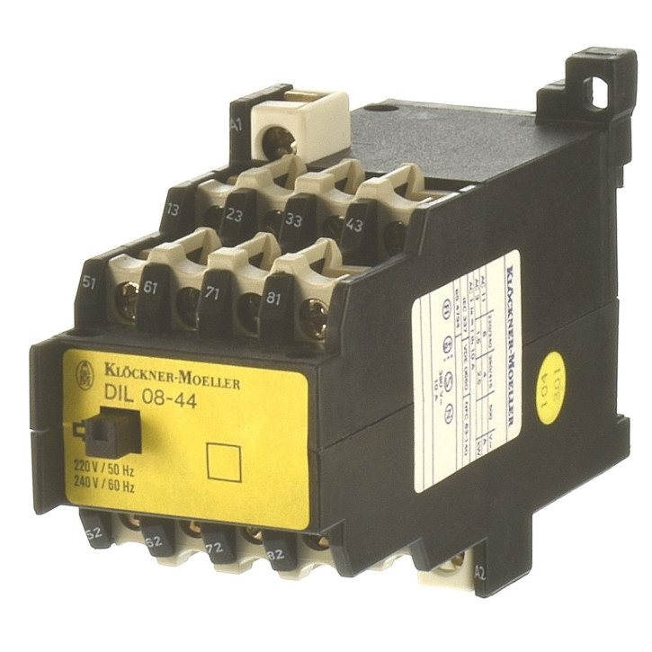 Moeller DIL08-44 Schütz 4KW Spule 220V-50Hz/240V-60Hz
