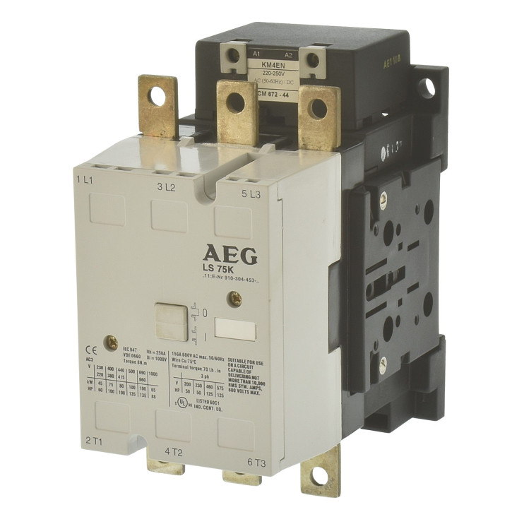 AEG LS75K.11 Schütz Spule 220-250VAC 135826 E-Nr 910-304-453-44