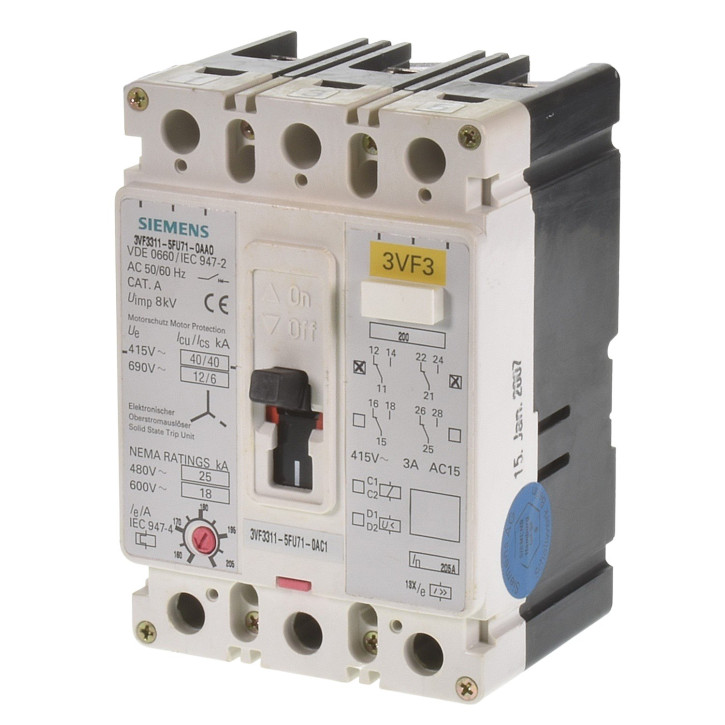 Siemens 3VF3311-5FU71-0AC1 Leistungsschalter 160-205A