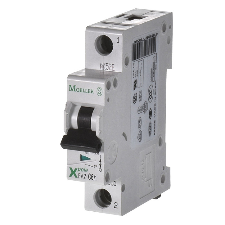 Moeller FAZ-C6/1 Leitungsschutzschalter 15KA 278555
