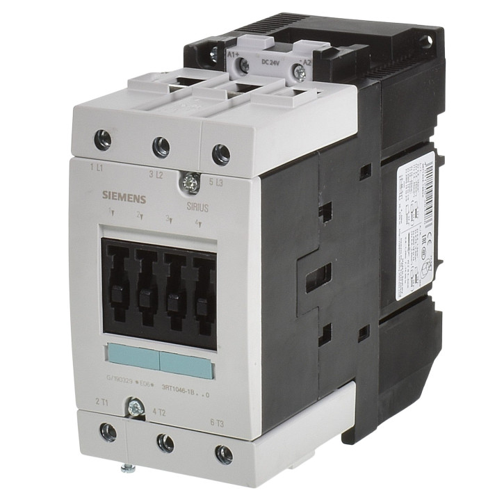 Siemens 3RT1046-1BB40 Schütz 45KW Spule 24VDC /neu, leicht beschädigt