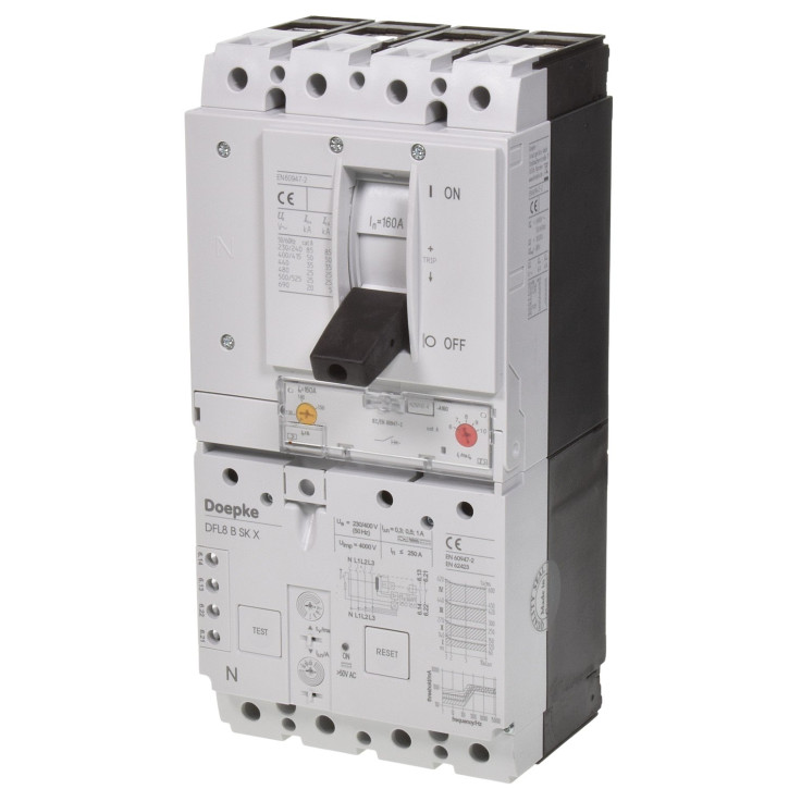 Doepke DFL8 B SK X Leistungsschalter mit Fehlerstromschutz 09189784